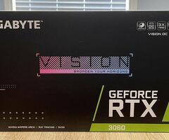 Видеокарта gigabyte GeForce RTX 3060 vision OC 12G